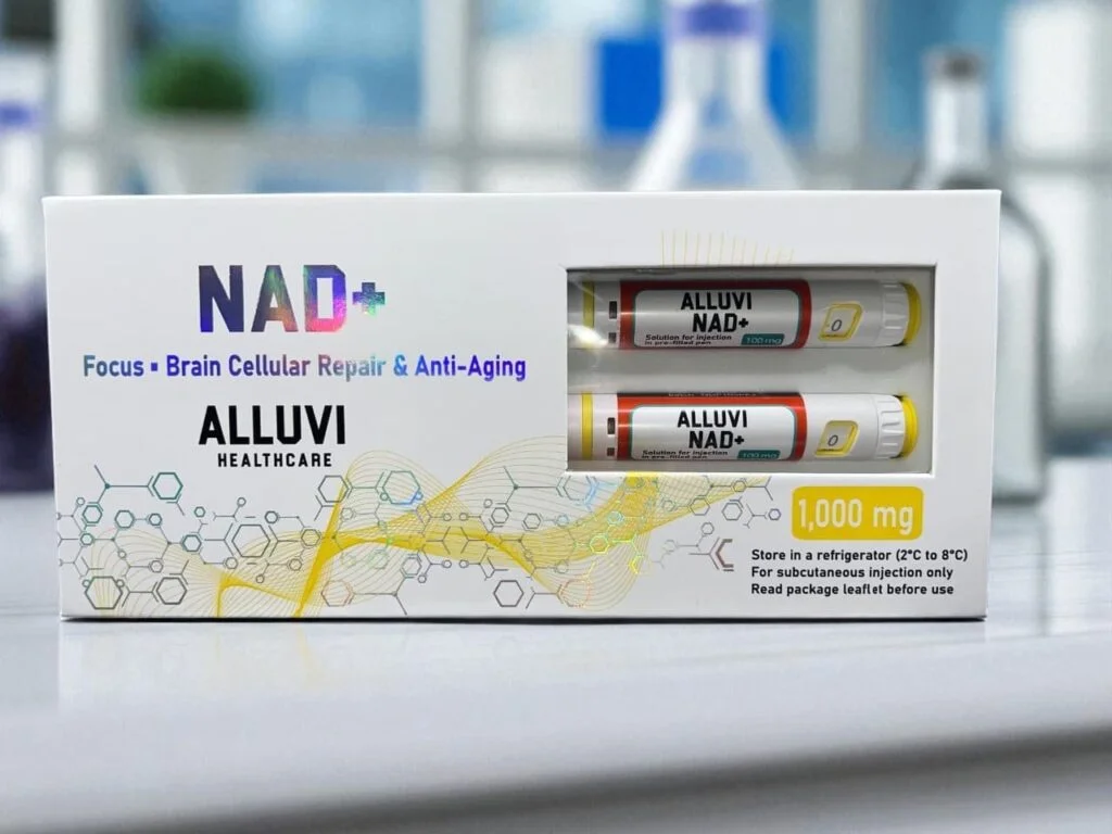 nad+ 1000mg NAD+ 1000 mg research product with labeled vial